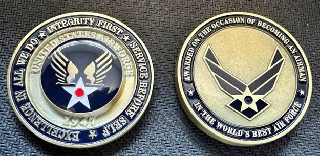Air Force Airman Coin  2008 - 2012