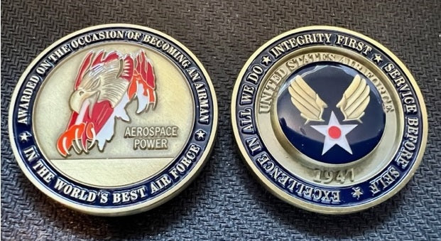 Original Air Force Airman Coin Pre - 2008 – soscustomcoins