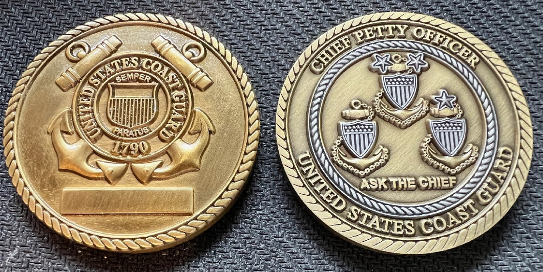 Coast Guard CPO Coin