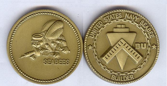 SEABEE BU RATING COIN