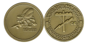 Seabee CE Rating Coin