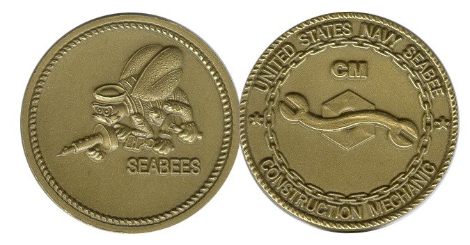Seabee CM Rating Coin