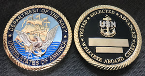 Navy CPO Advancement Coin 7