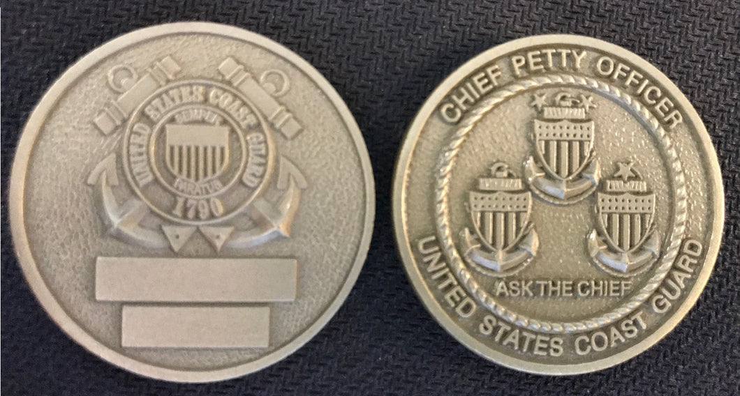 United States Coast Guard CPO Coin