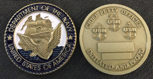 Navy CPO Initiation Coin 1