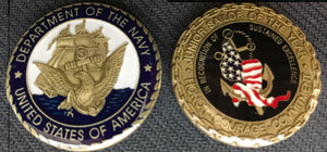 Navy Junior Sailor Of The Year Challenge Coin