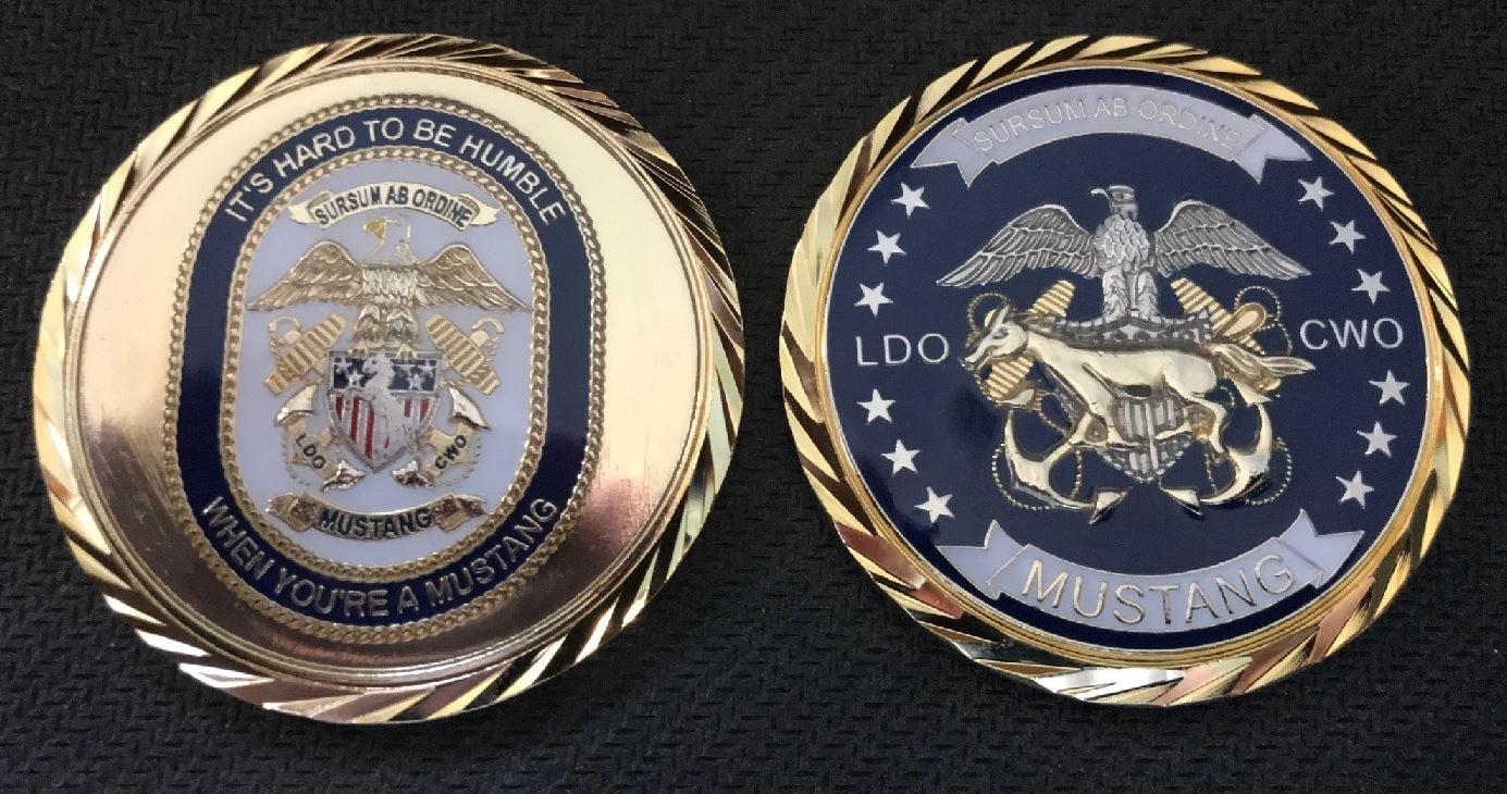 Navy LDO CWO COIN 1 soscustomcoins