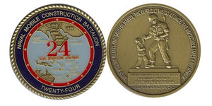 NMCB 24 Command Coin