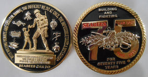 Seabee 75th Anniversary Coin