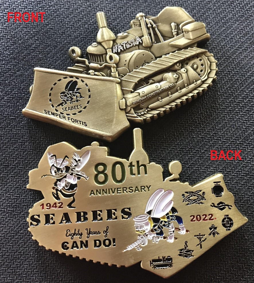 Seabee 80th Anniversary Coin soscustomcoins